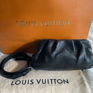 Louis Vuitton Black Mahina Scala Mini Pouch